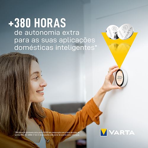 Pilha de Lítio Botão Varta CR2025 - 2 Unidades - Image 8