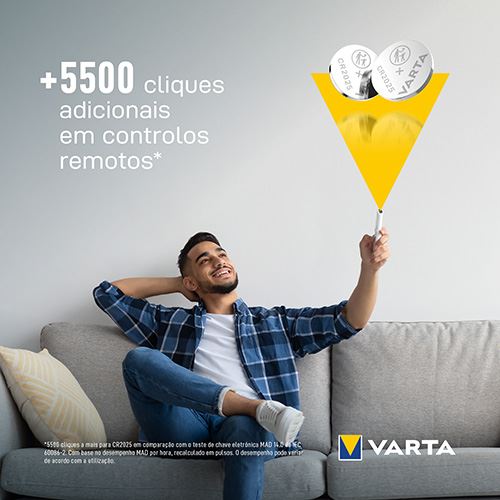 Pilha de Lítio Botão Varta CR2025 - 2 Unidades - Image 9
