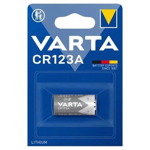 Pilha de Lítio Cilindrica CR123A 3V - 1 Unidade