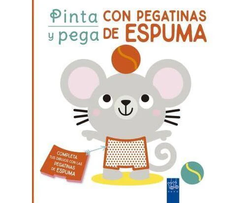 Pinta y Pega con Pegatinas de Espuma - Naranja