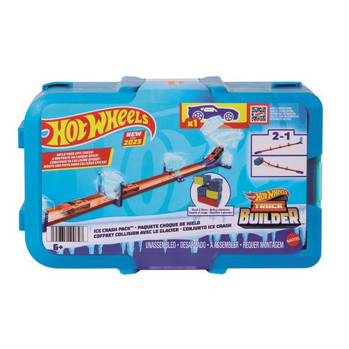Pista Hot Wheels Track Builder Choque no  Gelo 2 em 1 - Mattel