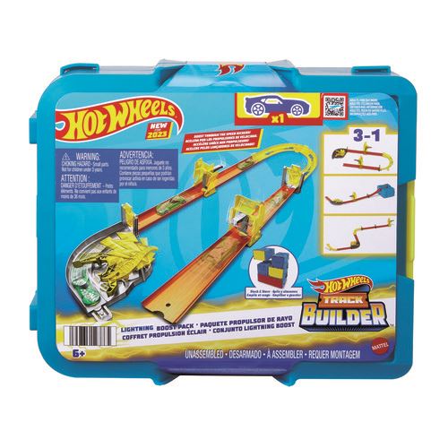 Pista Hot Wheels Track Builder Velocidade da Luz 3 em 1 - Mattel - Envio Aleatório - Image 3
