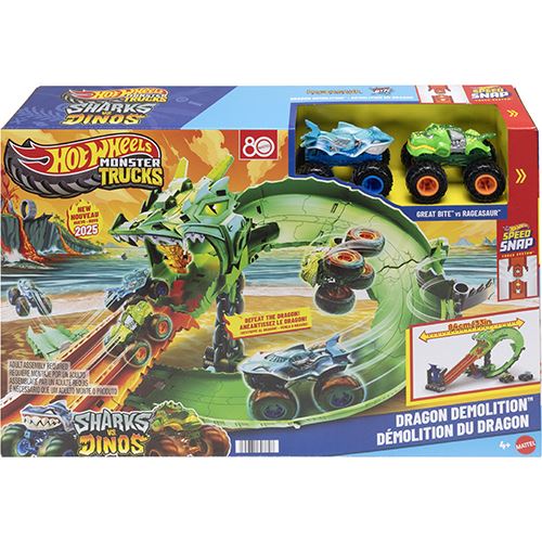 Pista Hot Wheels Trucks vs Dragão Destruidor - Mattel