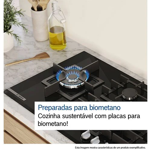 Placa a Gás Natural Bosch PRS9A6H40 Serie 8 | 90 cm | 5 Zonas | Preto - Image 11