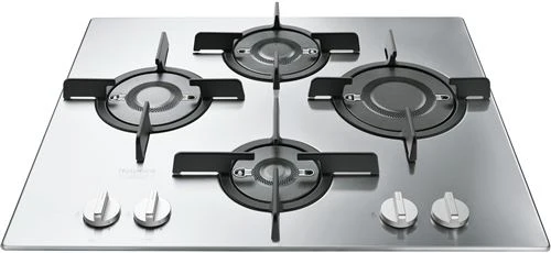 Placa a Gás Hotpoint FTGHL 641 D/IX/HA | Gás Natural | 60 cm | 4 Zonas | Aço inoxidável