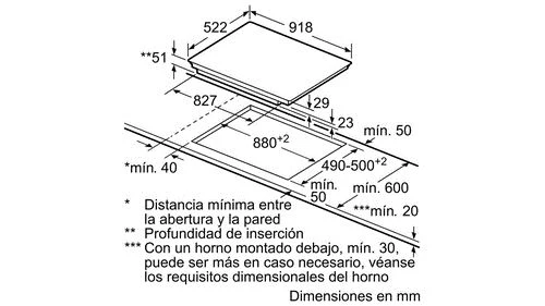 Placa de Indução Balay 3EB997LT | Elétrica | 91.8 cm | 5 Zonas | Preto - Image 3