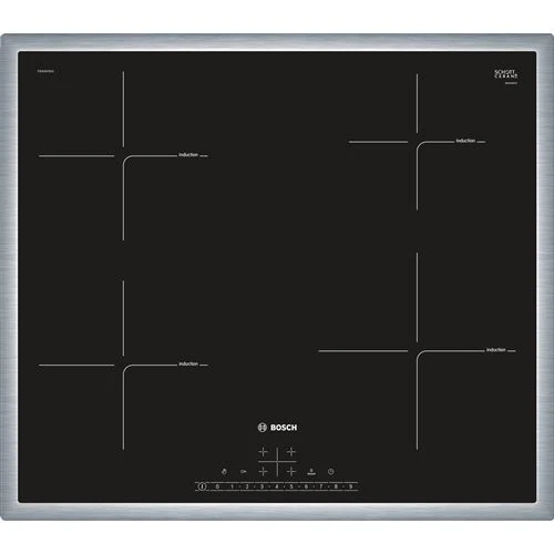 Placa de Indução Bosch PIE645FB1E | Elétrica | 58.3 cm | 4 Zonas | Preto