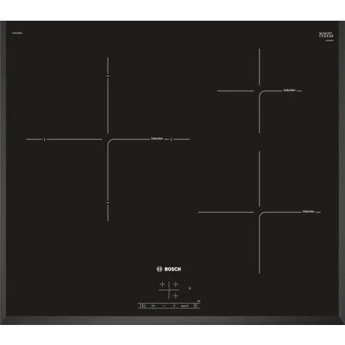 Placa de Indução Bosch PIJ651BB2E | Elétrica | 59.2 cm | 3 Zonas | Preto
