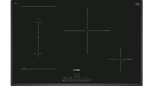 Placa de Indução Bosch Serie 6 PVS851FC5E | Elétrica | 80.2 cm | 4 Zonas | Preto
