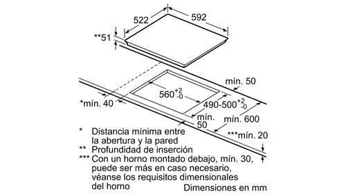 Placa de Indução Balay 3EB861LR | 59,2 cm | 4 Zonas | Preto - Image 3