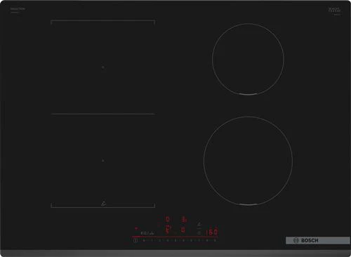Placa de Indução Bosch Serie 6 PVS731HC1E | 71 cm | 4 Zonas | Preto