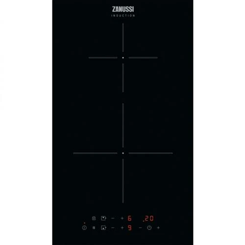 Placa de Indução Zanussi ZITN323K | 29 cm | 2 Zonas | Preto