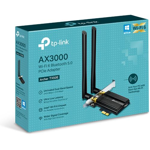 Adaptador PCI Tp-link TX50E AX3000 Wi-Fi 6 | Bluetooth 5.0 - Image 2