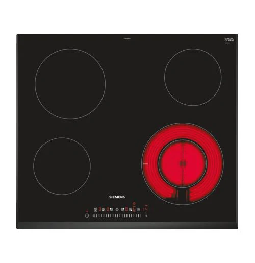 Placa de Vitrocerâmica Siemens ET651FFP1E | Elétrica | 59.2 cm | 4 Zonas | Preto