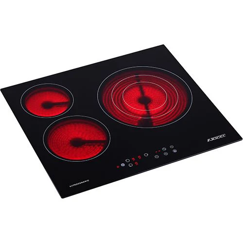 Placa de Vitrocerâmica Jocel JP3EV002006 | 59cm | 3 Zonas | Preto - Image 2