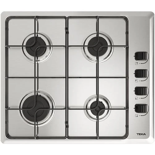 Placa Gás Butano/Propano Teka HLX 640 KBA0E IX | 60 cm | 4 Bocas | Inox