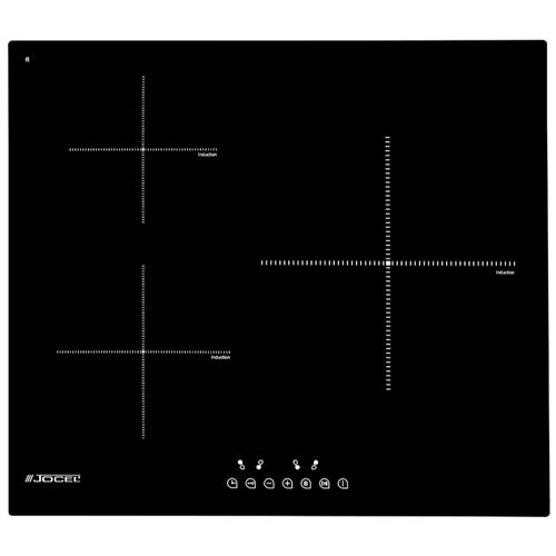 Placa de Indução Jocel JP3EI009111 | 59 cm | 3 Zonas | Preto - Image 2