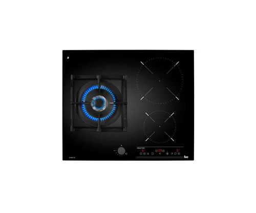 Placa Mista Teka IG 620 1G AI AL DR BUT | Gás Butano/Propano | 60 cm | 3 Zonas | Preto