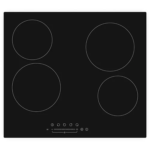 Placa Vitrocerâmica Proline PVH460SC | 59 cm | 4 Zonas | Preto