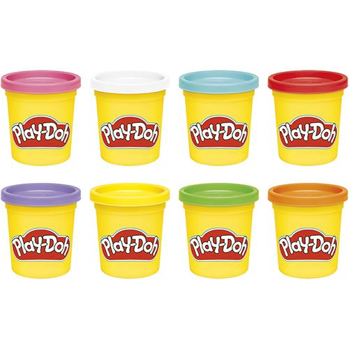 Plasticina Play-Doh - Pack de 8 Potes - Hasbro - Envio Aleatório - Image 5