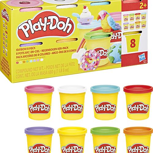 Plasticina Play-Doh - Pack de 8 Potes - Hasbro - Envio Aleatório - Image 8