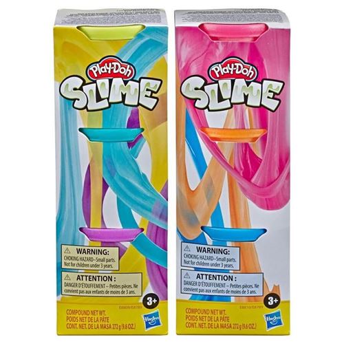 Plasticina Play-Doh Slime - Kit com 3 Potes - Hasbro - Envio Aleatório
