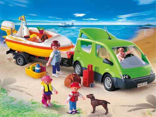 Playmobil 4144 - Carro Familiar com Lancha - Image 6