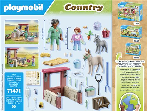 Playmobil Country 71471 - Veterinária da Quinta