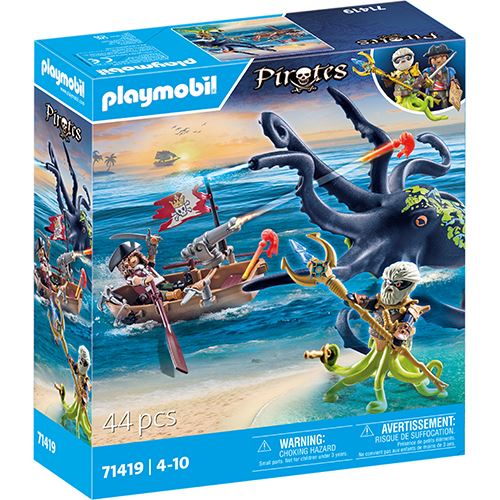 Playmobil Pirates 71419 - Batalha com Polvo Gigante