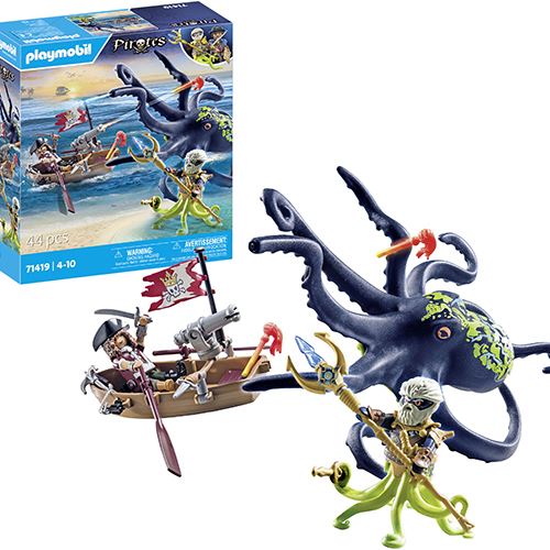 Playmobil Pirates 71419 - Batalha com Polvo Gigante - Image 4