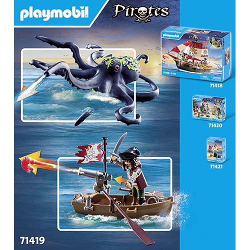Playmobil Pirates 71419 - Batalha com Polvo Gigante - Image 5