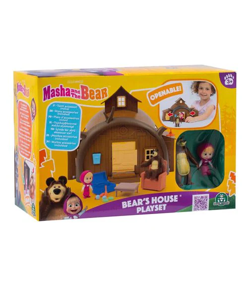 Playset Masha e o Urso - A Casa do Urso - Famosa