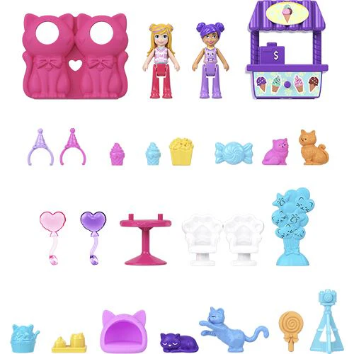 Playset Polly Pocket: Celebração da Kitty - Mattel - Image 4