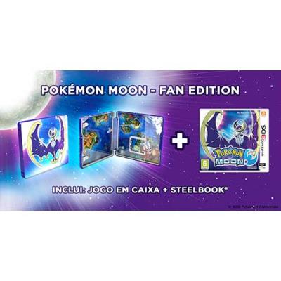 Pokémon Moon 3DS + Caixa Metálica - Fan Edition