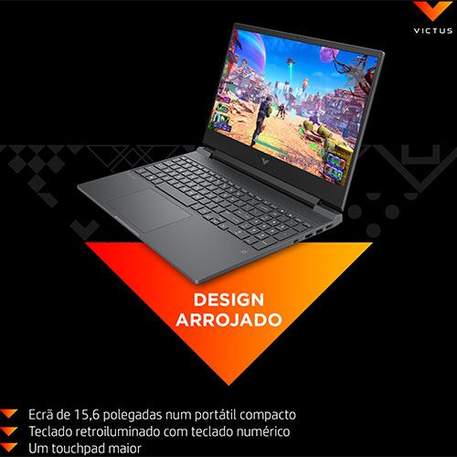 Computador Portátil Gaming HP Victus 15-fb0020np | 15,6'' | GeForce RTX 3050 | Ryzen 5 5600H  | 16GB | 512GB SSD - Image 5