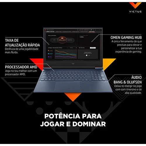 Computador Portátil Gaming Victus by HP 16-d0012np | 16,1'' | GeForce RTX 3060 | i5-11400H | 8GB | 512GB SSD - Image 8
