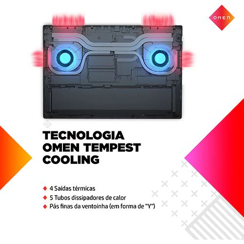 Computador Portátil Gaming HP Omen 16-C0002NP | 16,1'' | Radeon RX 6600M | Ryzen 7 5800H | 16GB | 512GB SSD - Image 7