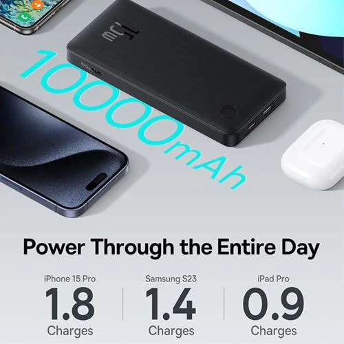 Powerbank Baseus Airpow Lite 10000mAh- Preto - Image 4