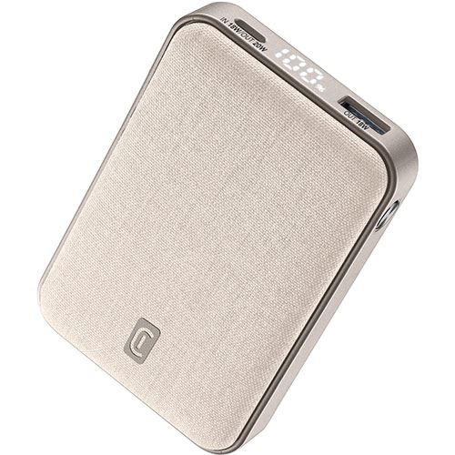 Powerbank Cellularline PBGLAM10000PDW - 10000mAh - Branco