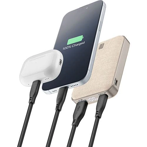 Powerbank Cellularline PBGLAM10000PDW - 10000mAh - Branco - Image 2