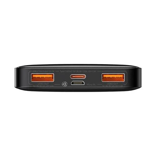 Powerbank com Fast Charging Baseus 10000mAh 20W- Preto - Image 3
