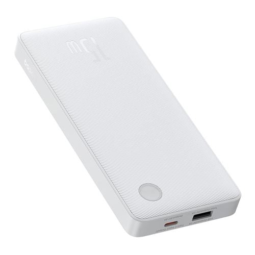Powerbank com Fast Charging Baseus Airpow Lite 10000mAh 15W- Branco