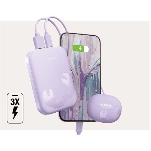 Powerbank Fresh n' Rebel 10000 mAh - Dreamy Lilac - Image 5