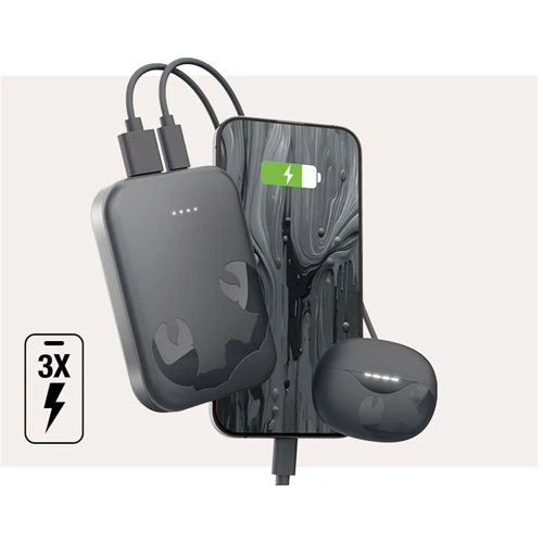 Powerbank Fresh n' Rebel 10000 mAh - Storm Grey - Image 4
