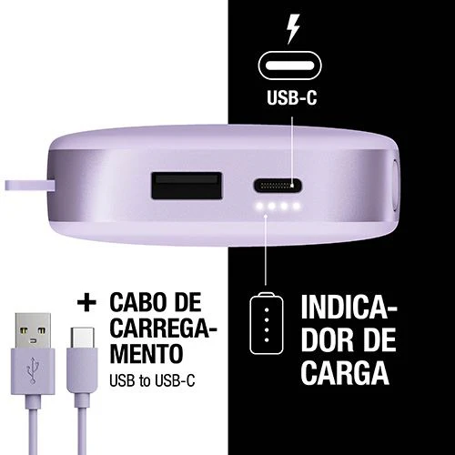 Powerbank Fresh 'n Rebel 12000 mAh USB-C - Pastel Pink - Image 6