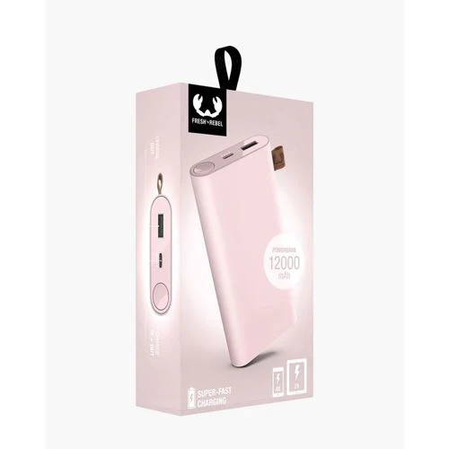 Powerbank Fresh 'n Rebel 12000 mAh USB-C - Rosa (Smokey Pink) - Image 4