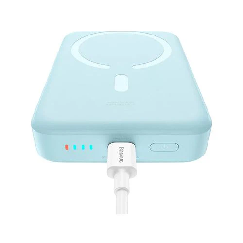 Powerbank Magnético Baseus Magnetic Mini Wireless 10000mAh  - Azul - Image 4