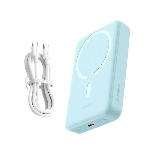 Powerbank Magnético Baseus Magnetic Mini Wireless 10000mAh  - Azul - Image 5