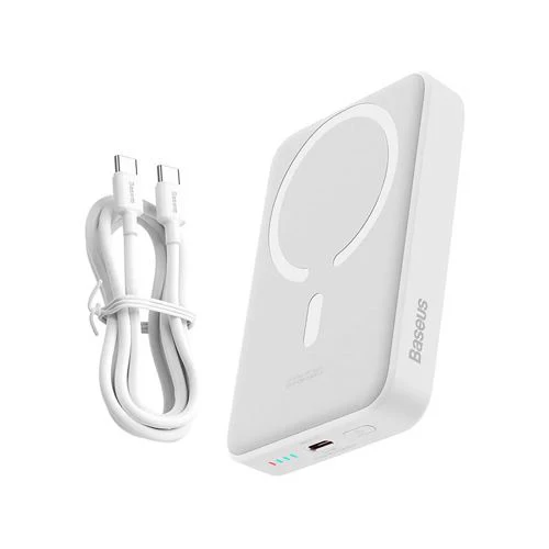 Powerbank Magnético Baseus Magnetic Mini Wireless 10000mAh - Branco - Image 2