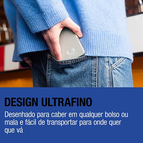 Powerbank Magnético Fresh 'n Rebel 5000 mAh USB-C - True Blue - Image 7